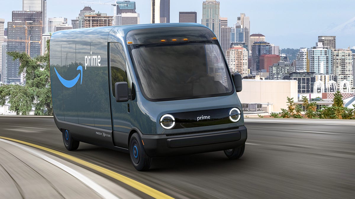 Amazon's Electric Delivery Van (source: Detroit News)