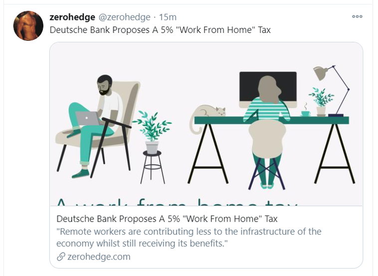 db work from home tweet