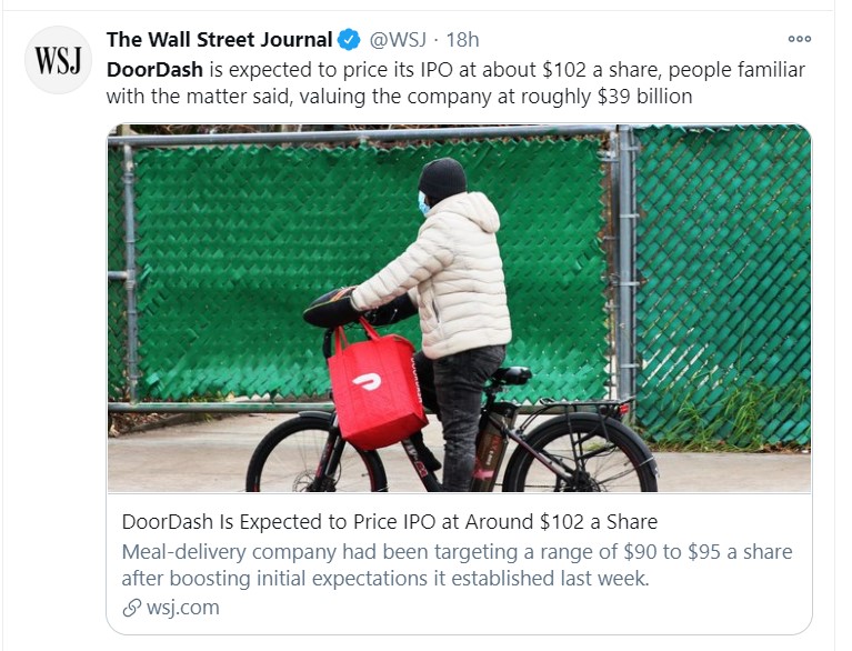 doordash tweet
