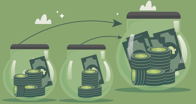 index fund image money