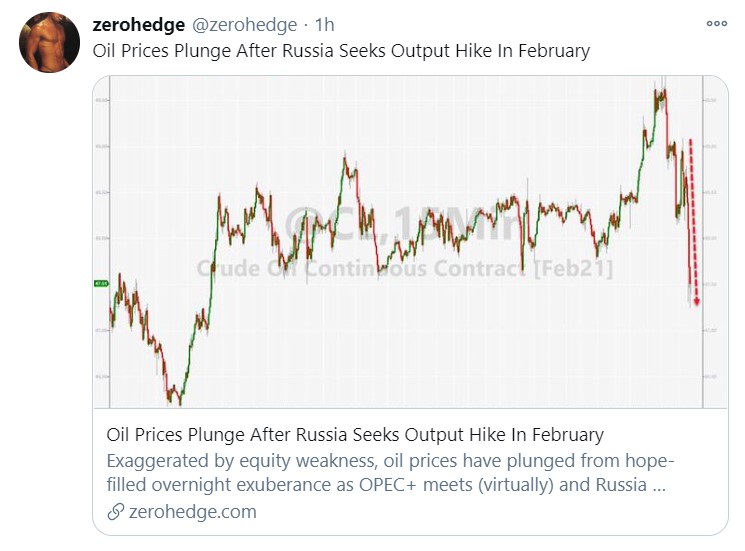 russia opec output hike tweet
