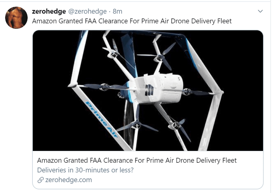 tweet amazon