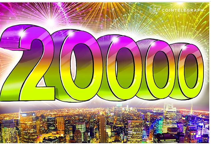 Bitcoin hits 20 000 for the first time 