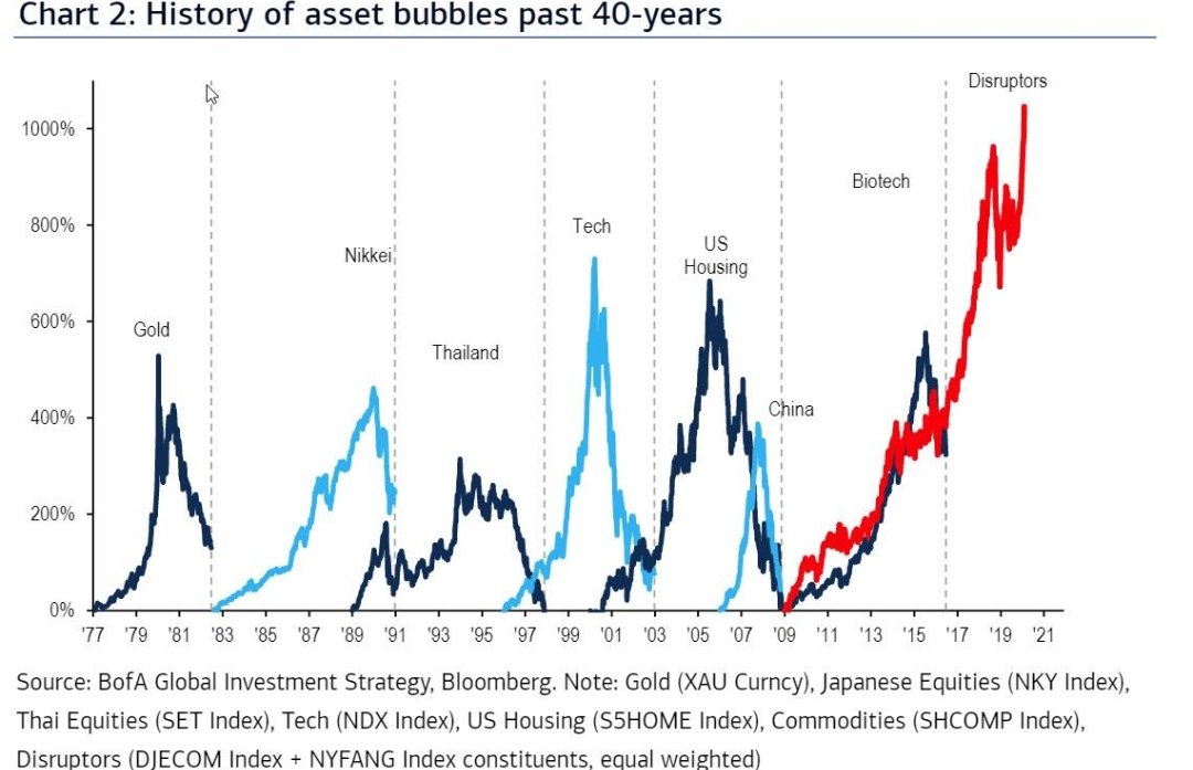 The ultimate Disruptors (Cathie Wood) bubble
