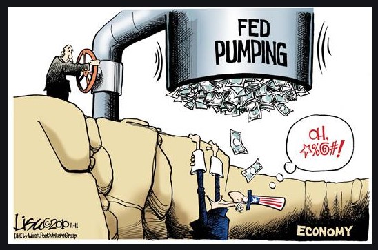 Fed keeps pumping